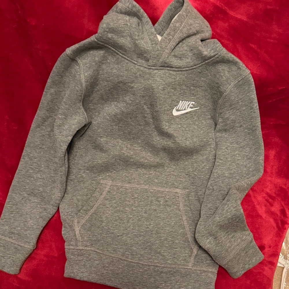 Nike Kids Charcoal Gray Hoodie